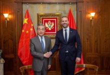 Montenegrin Prime Minister Milojko Spajic met with visiting Chinese Foreign Minister Wang Yi